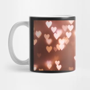 Bright light hearts Mug